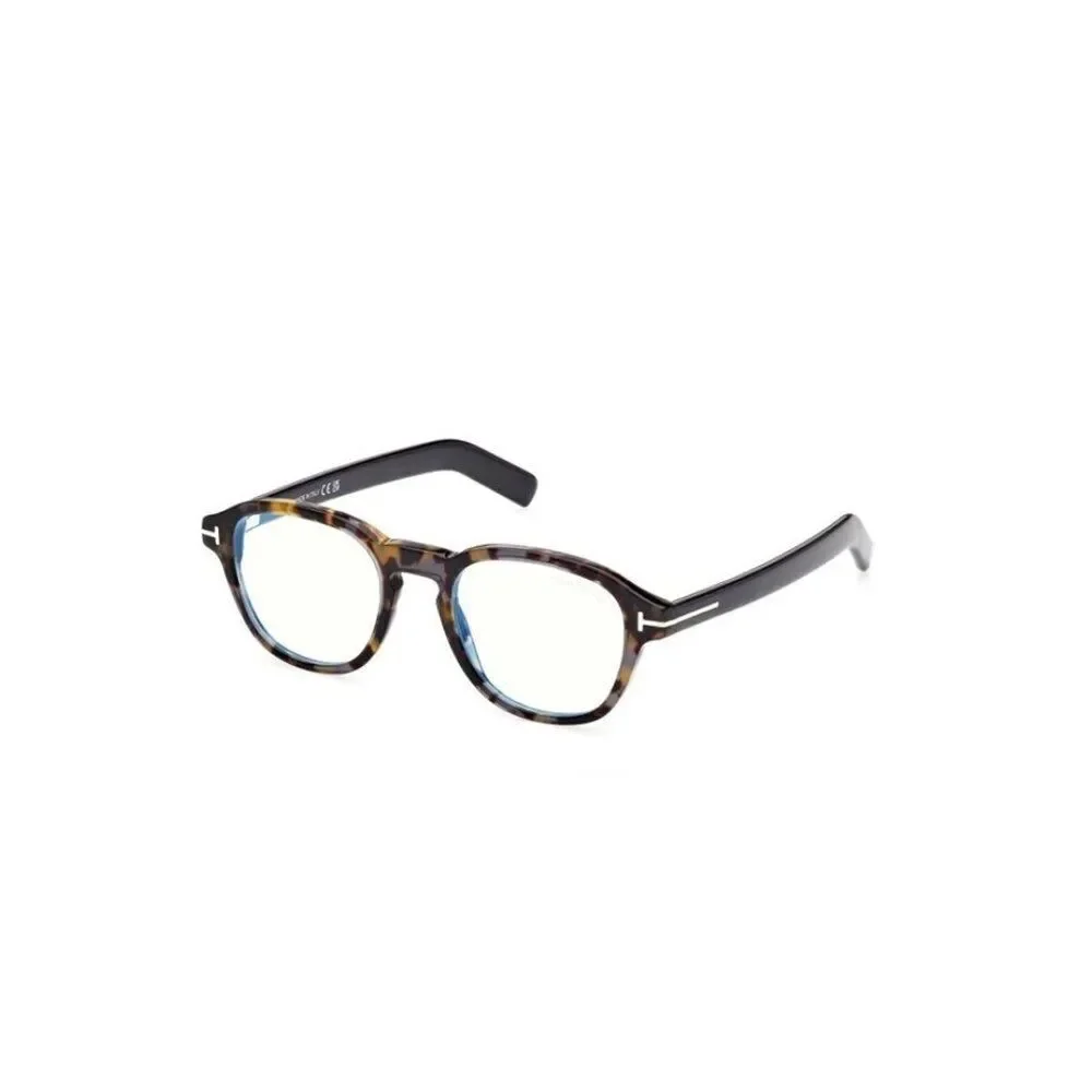New Authentic Tom Ford FT5821-B/V 056 Round Eyeglasses
